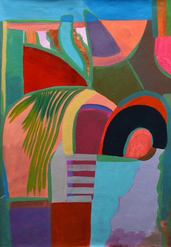 Abstract Palm Tree
