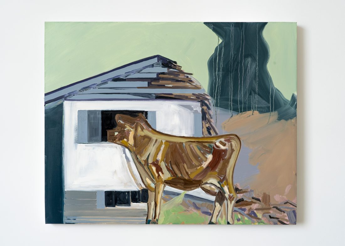 Cow and House