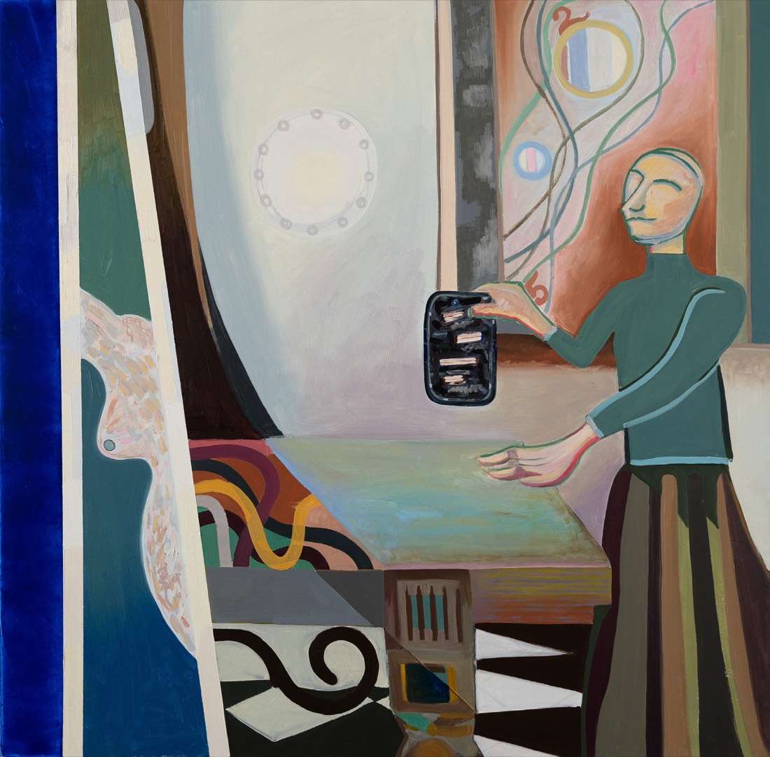 Woman Holding an iPhone