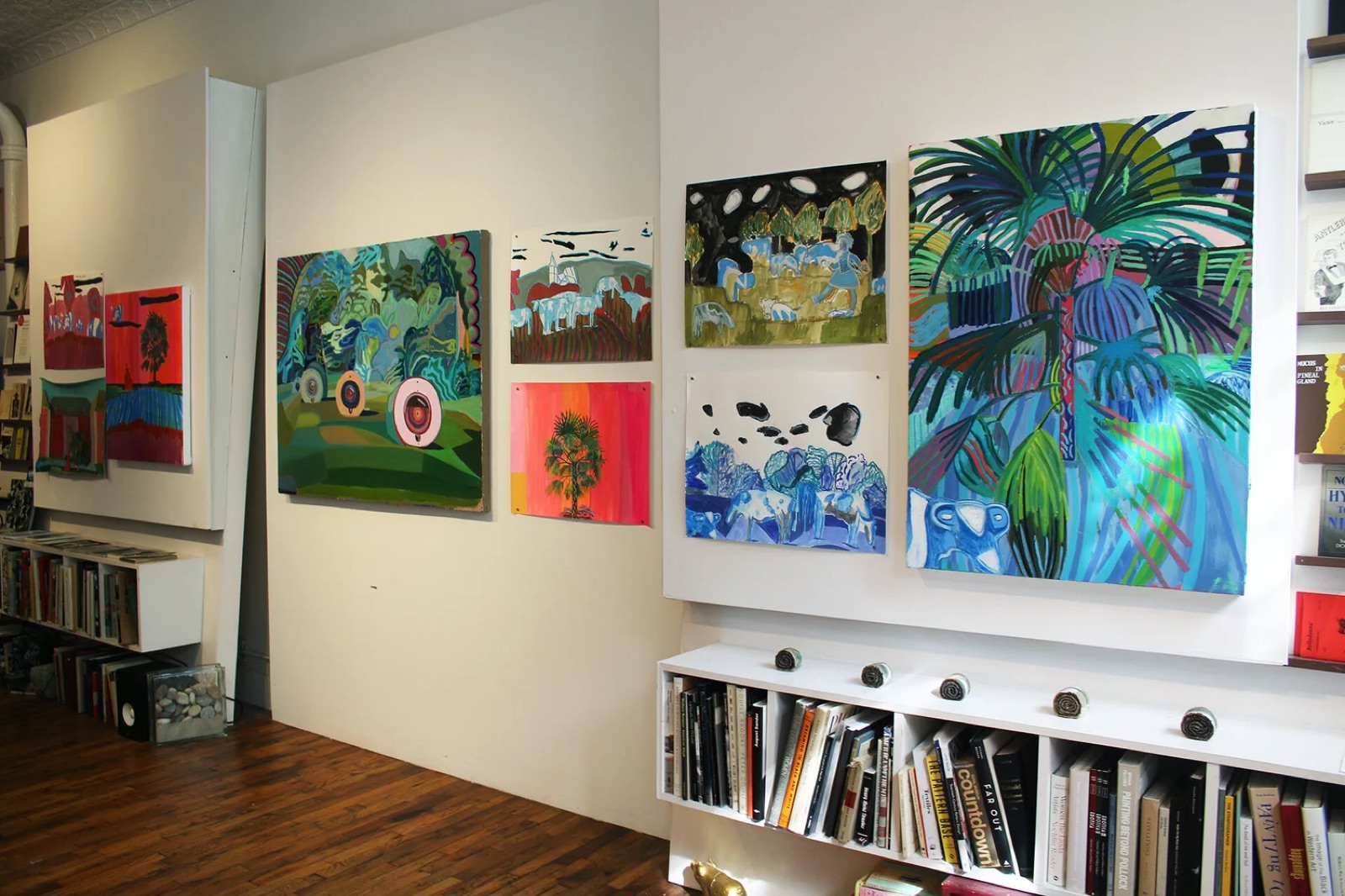 Blue Cows, Black Clouds — installation view, Spoonbill Studio