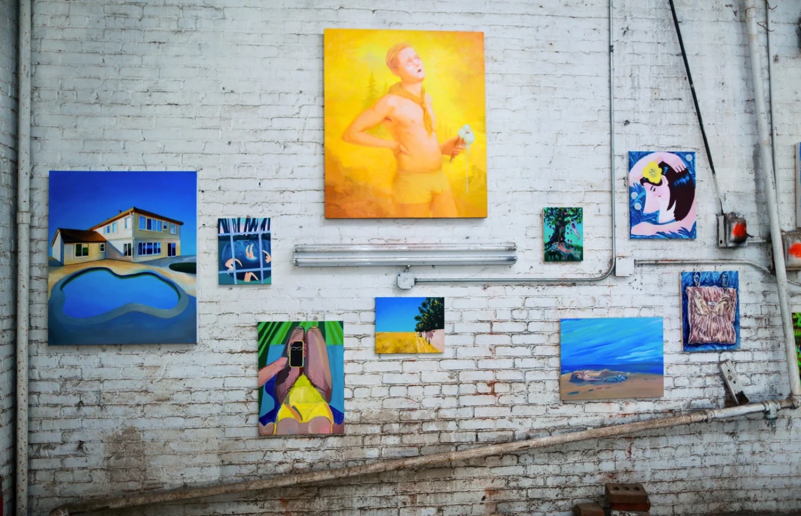 SPF 32 — installation view, The William Ulmer Brewery